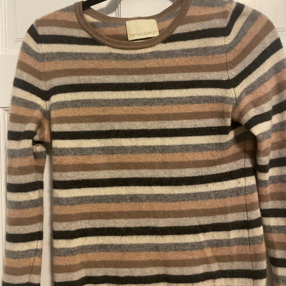 Cynthia Rowley Multicolor Striped Sweater